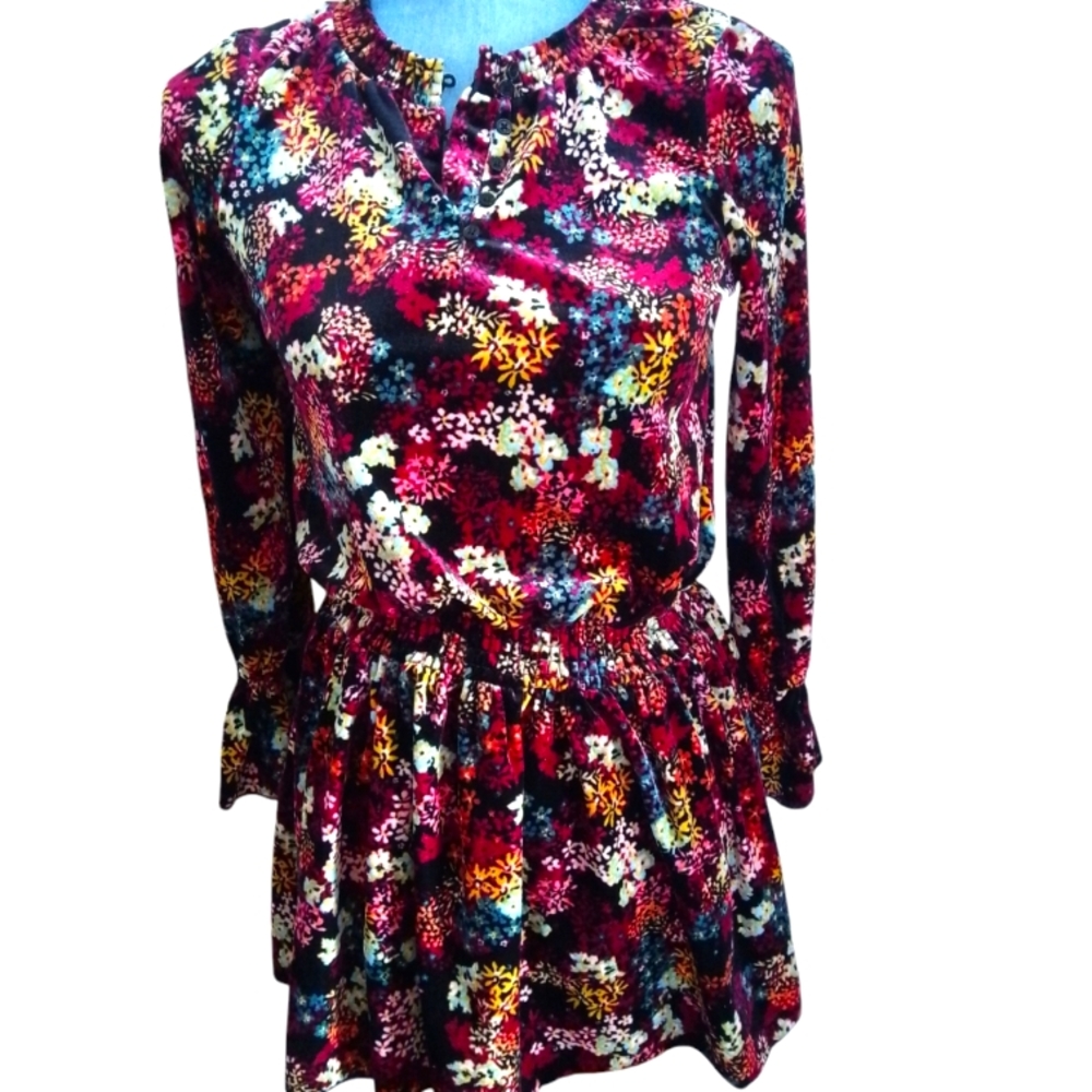 Ella Moss Girls Velvet Dress